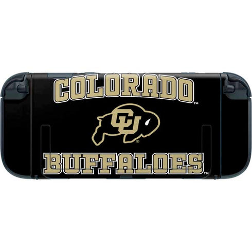 University of Colorado CU Logo on Gold Nintendo Switch 2 (2025) with Joy-Con Skin